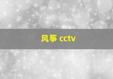 风筝 cctv